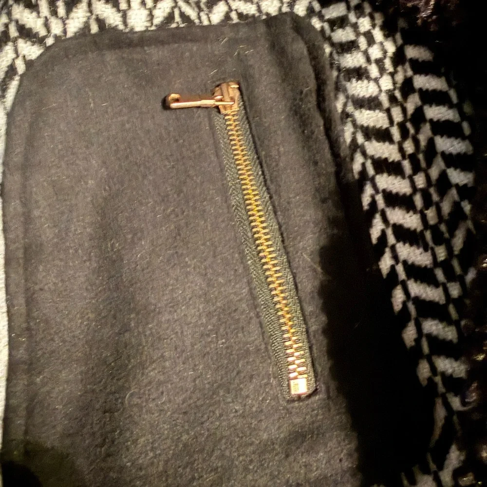 Anthropologie Avec Les Filles Tweed Sherpa Mix Jacket - XS - Picture 6 of 9